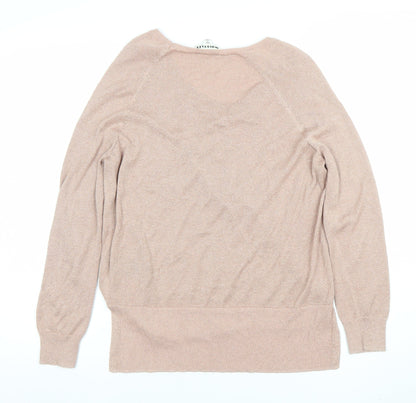 Womens UK Size S Whistles Beige Pullover Jumper