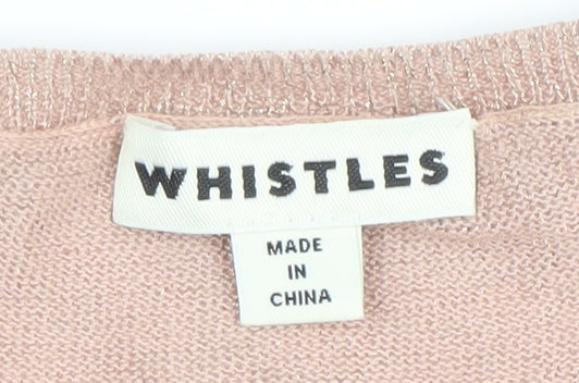 Womens UK Size S Whistles Beige Pullover Jumper