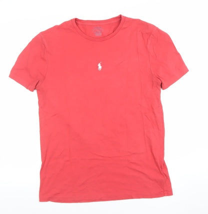 Mens UK Size M Ralph Lauren Red  T-Shirt