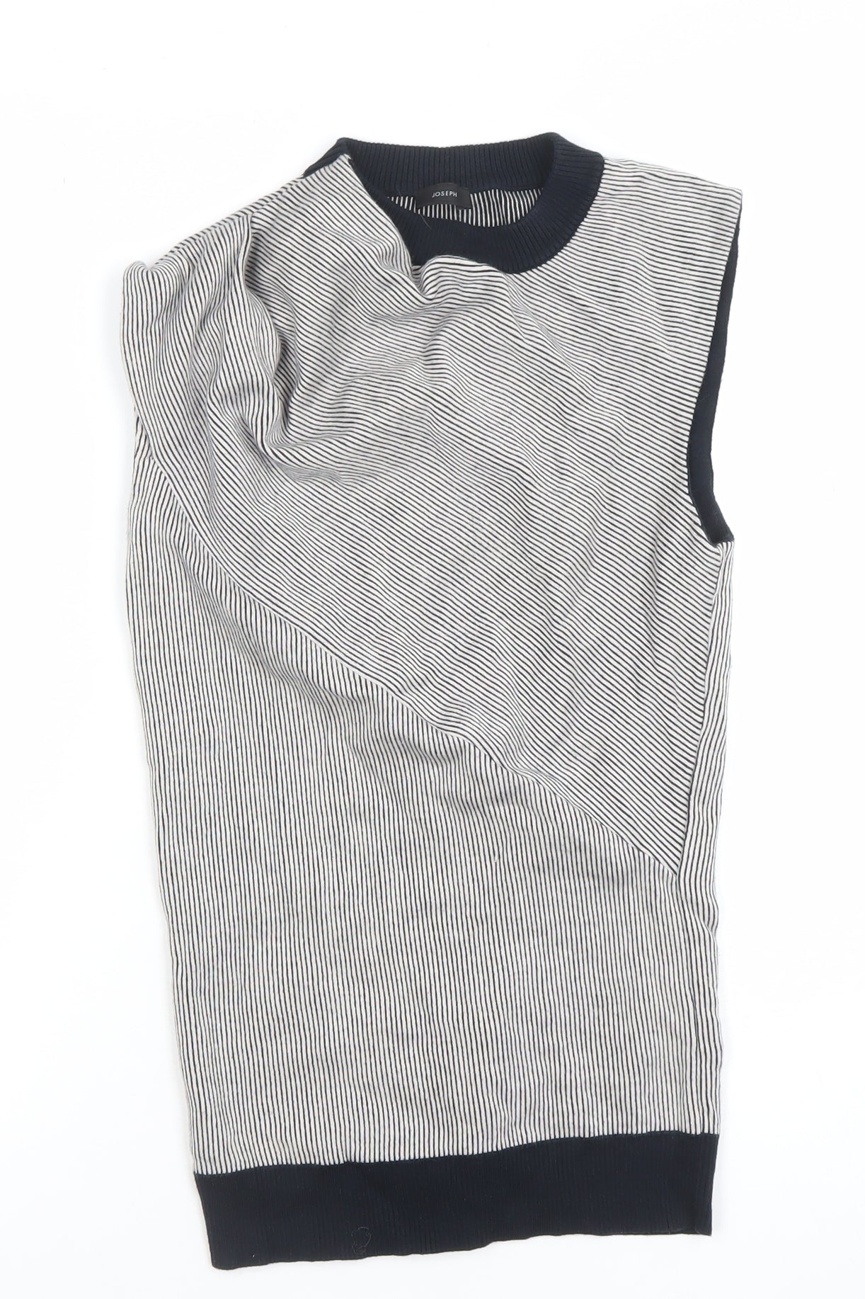 Womens UK Size S Joseph Black Basic Tank