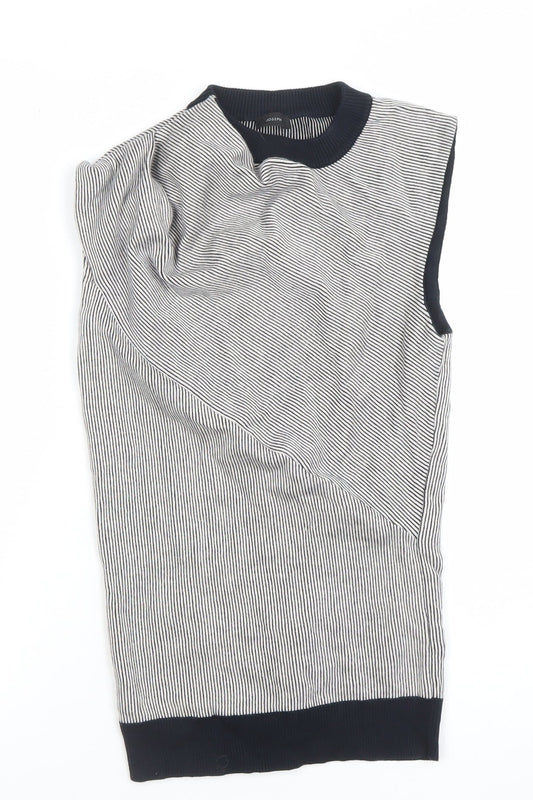 Womens UK Size S Joseph Black Basic Tank