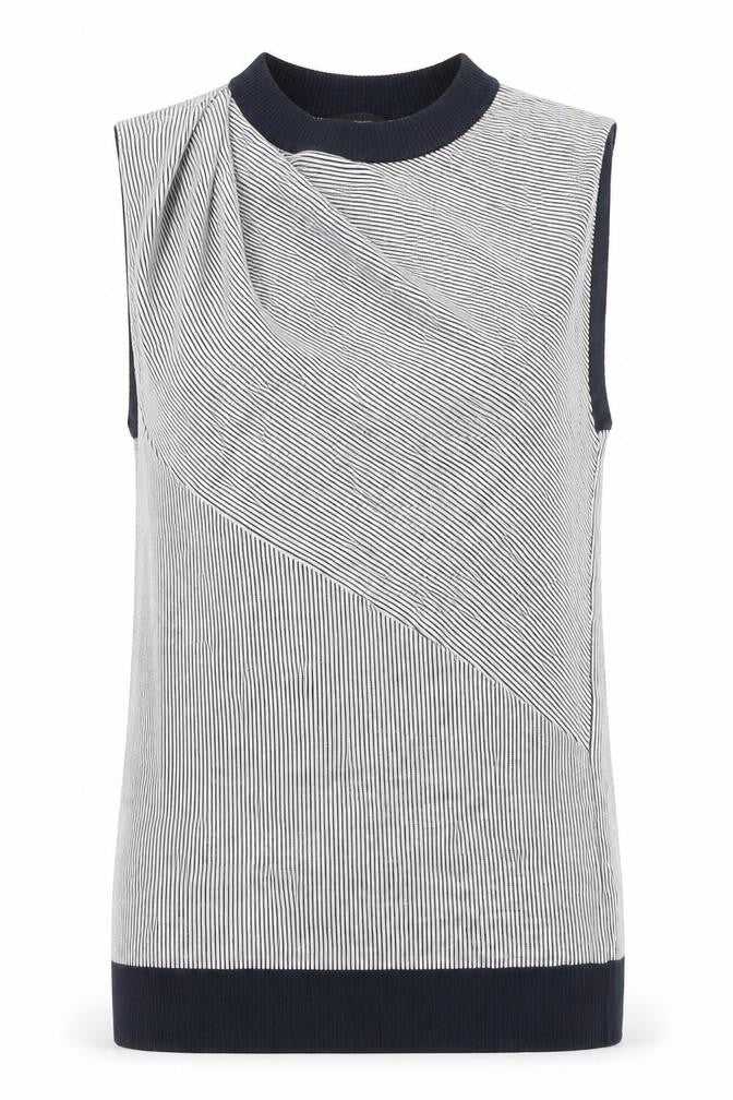 Womens UK Size S Joseph Black Basic Tank