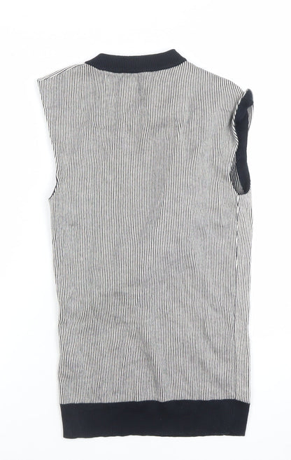 Womens UK Size S Joseph Black Basic Tank