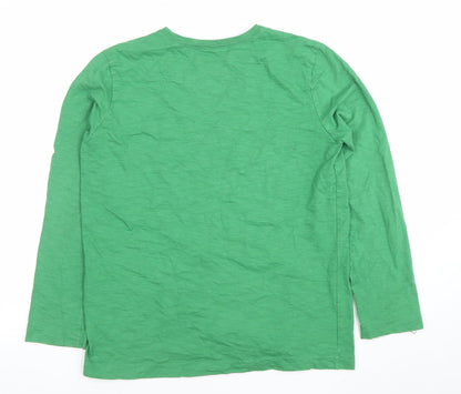 Boys UK Size 18 Years L.L. Bean Green Basic T-Shirt
