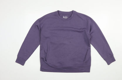 Womens UK Size S Dunnes Stores Purple Pullover Sweatshirt