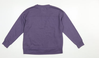 Womens UK Size S Dunnes Stores Purple Pullover Sweatshirt
