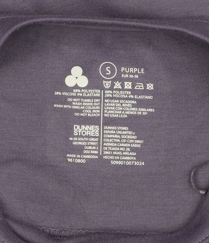 Womens UK Size S Dunnes Stores Purple Pullover Sweatshirt