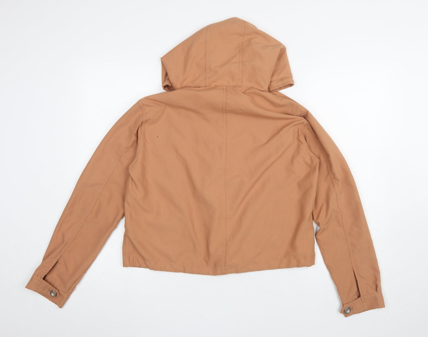 Womens UK Size S FOREVER 21 Brown Anorak Coat