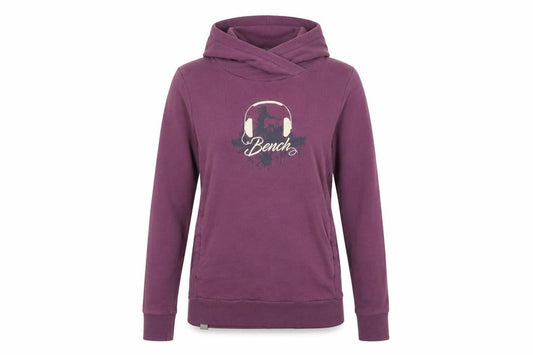 Womens UK Size XS Bench Purple Pullover Hoodie
