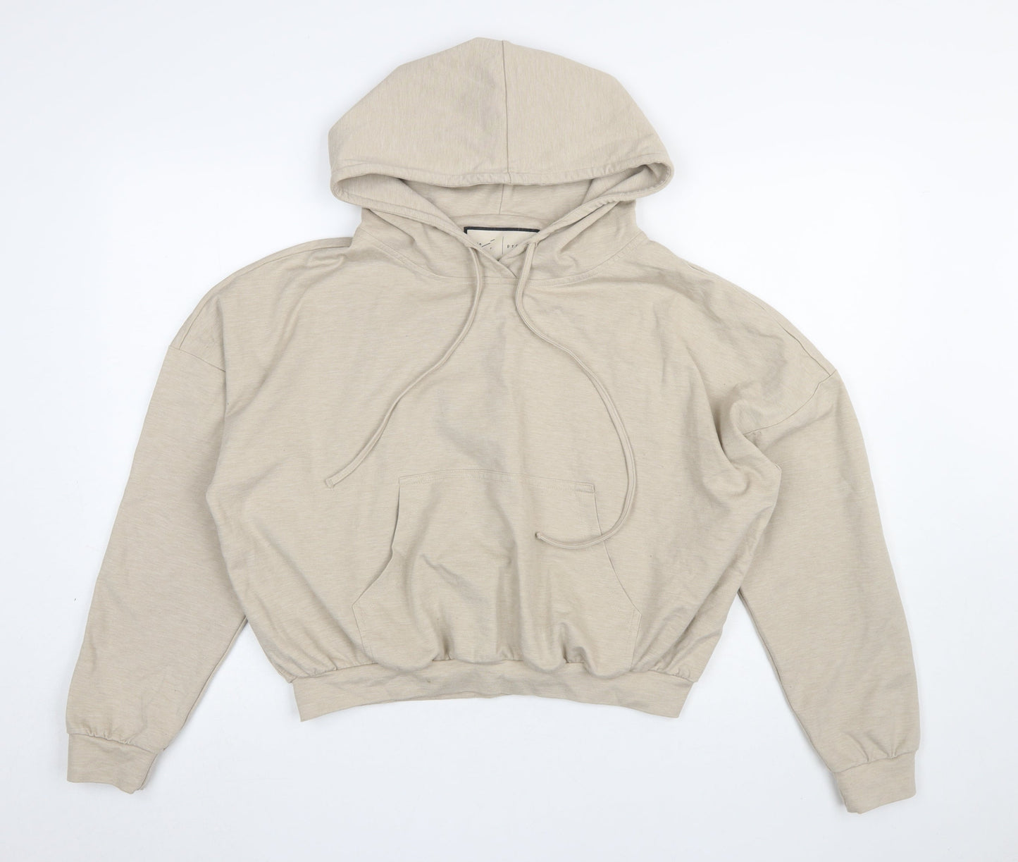Womens UK Size 8 Prévu Beige Pullover Hoodie