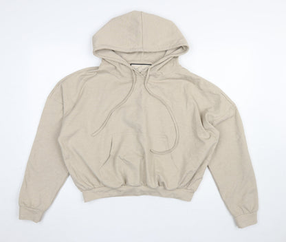 Womens UK Size 8 Prévu Beige Pullover Hoodie