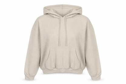 Womens UK Size 8 Prévu Beige Pullover Hoodie