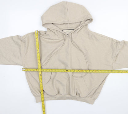 Womens UK Size 8 Prévu Beige Pullover Hoodie