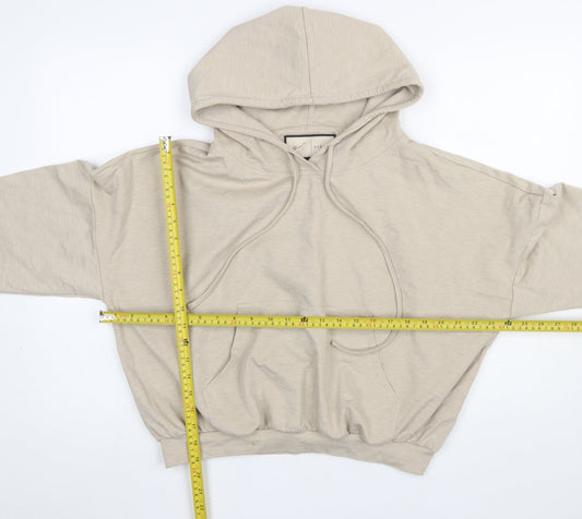 Womens UK Size 8 Prévu Beige Pullover Hoodie