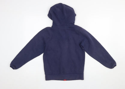 Boys UK Size 10 Years Canterbury Blue Full Zip Hoodie