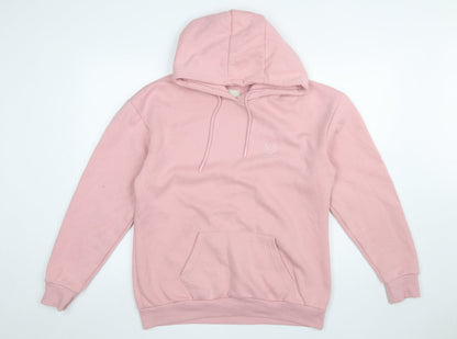 Womens UK Size 8 Pink Soda Sport Pink Pullover Hoodie