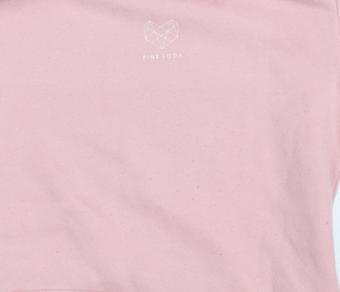 Womens UK Size 8 Pink Soda Sport Pink Pullover Hoodie