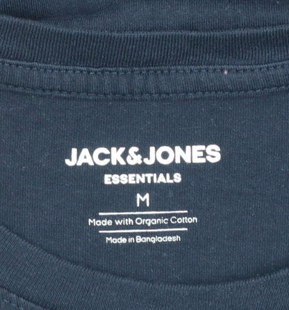 Mens UK Size M JACK & JONES Blue  T-Shirt