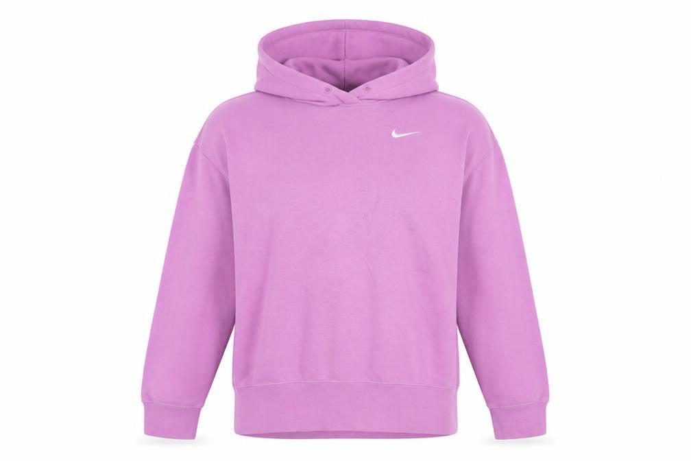 Womens UK Size M Nike Purple Pullover Hoodie