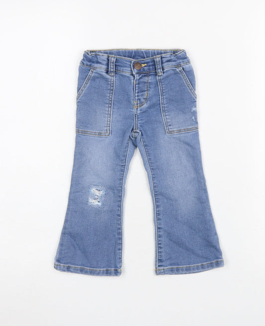 Girls UK Size 2 Years OshKosh B'gosh Regular Fit Flared Jeans