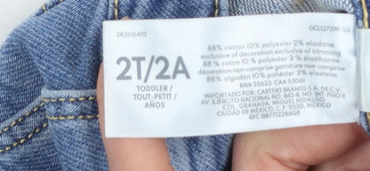 Girls UK Size 2 Years OshKosh B'gosh Regular Fit Flared Jeans