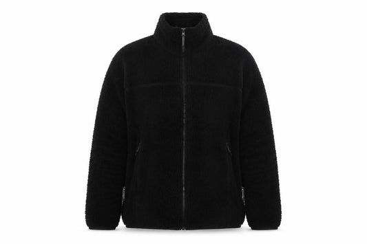 Mountain Life Women's Black Fleece Zip Jacket Size 14