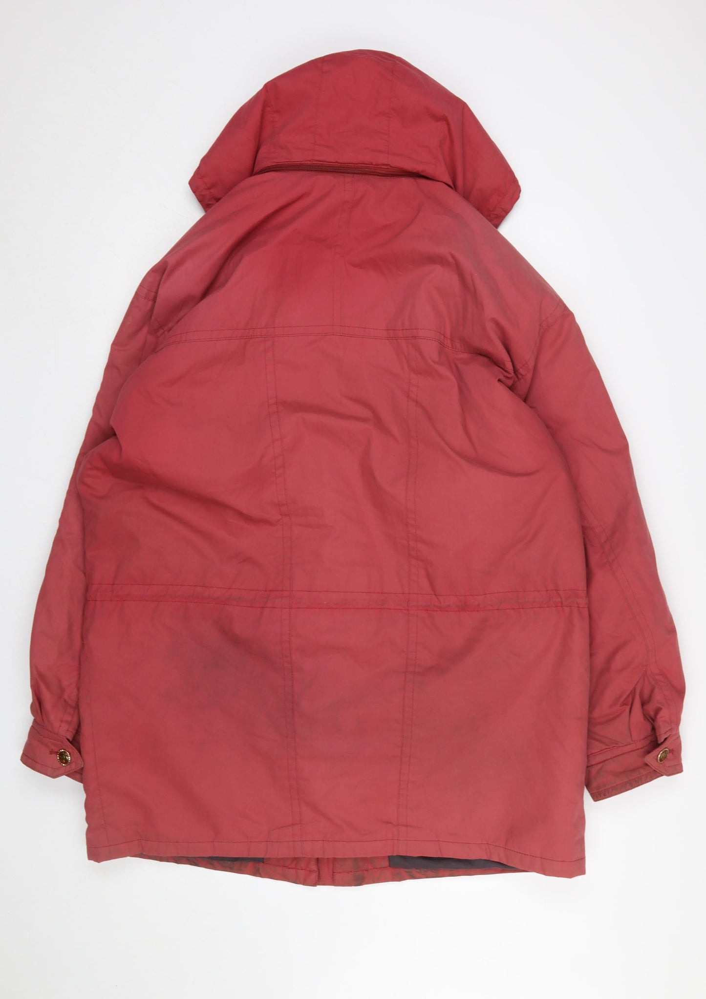 Mens UK Size 42 Bush Sportswear Red Parka Coat
