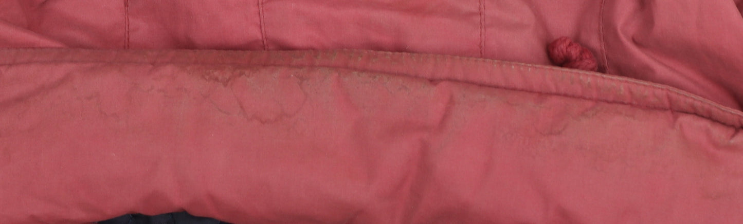 Mens UK Size 42 Bush Sportswear Red Parka Coat