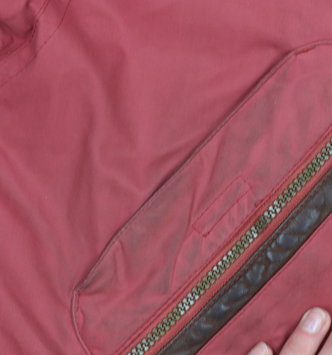 Mens UK Size 42 Bush Sportswear Red Parka Coat