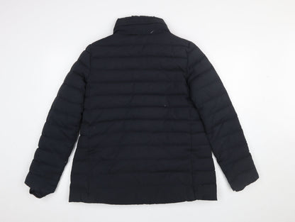 Womens UK Size 10 Zara Black Puffer Jacket