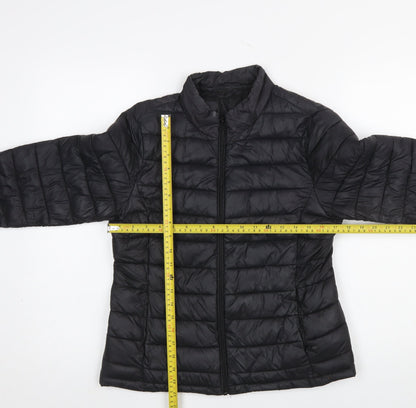 Womens UK Size S VILA Black Puffer Jacket