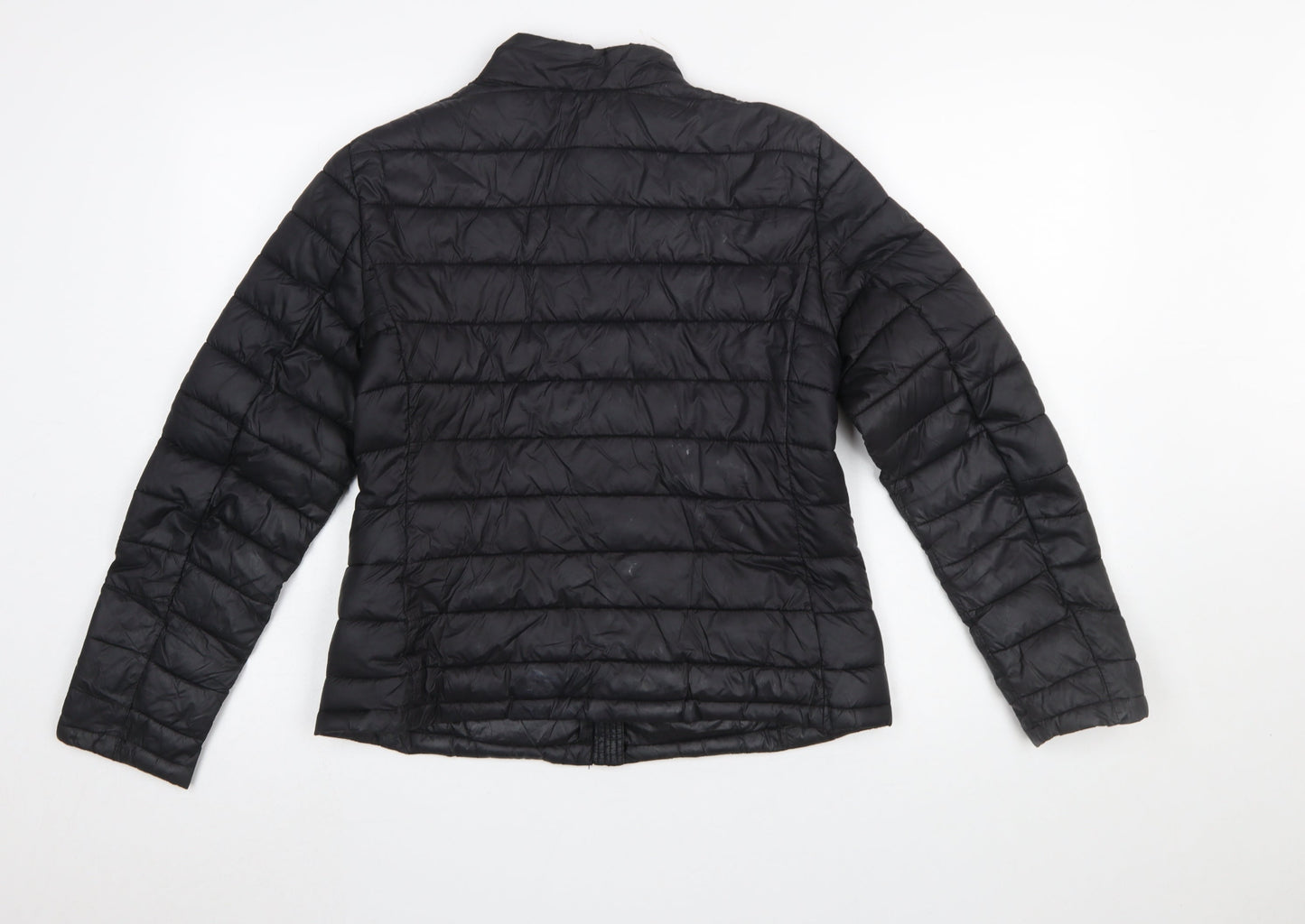 Womens UK Size S VILA Black Puffer Jacket