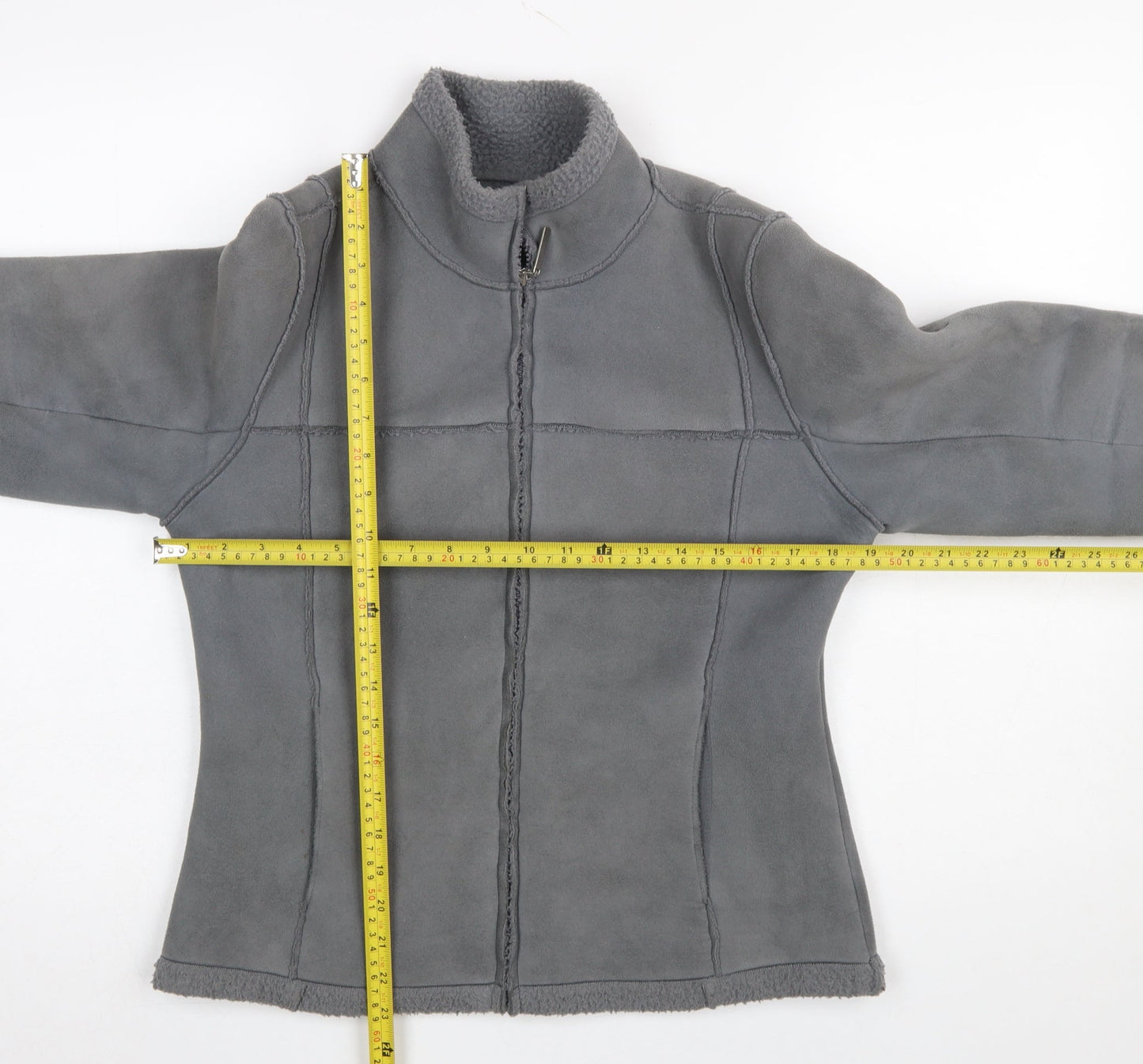Womens UK Size 12 Falmer Grey Basic Jacket