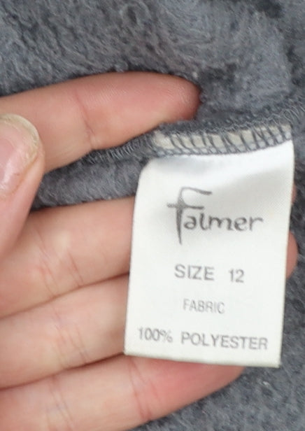 Womens UK Size 12 Falmer Grey Basic Jacket