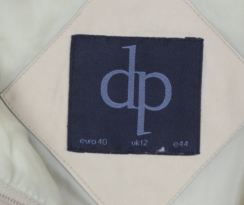 Womens UK Size 12 Dorothy Perkins Beige Bodywarmer