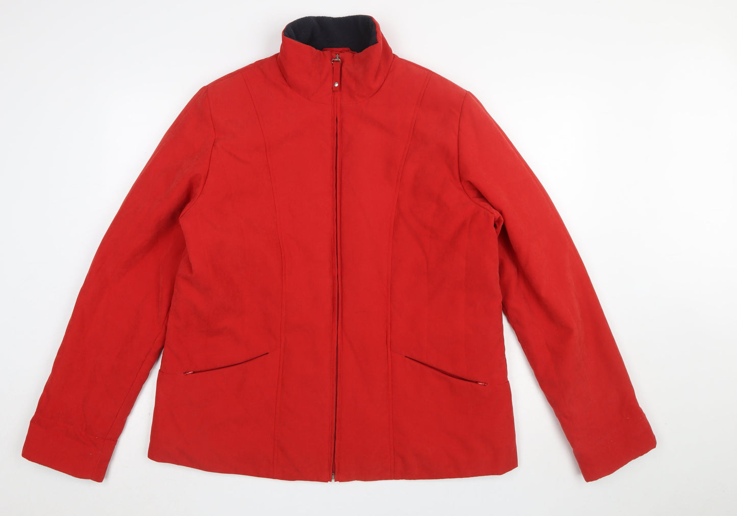 Womens UK Size L Klass Collection Red Basic Jacket