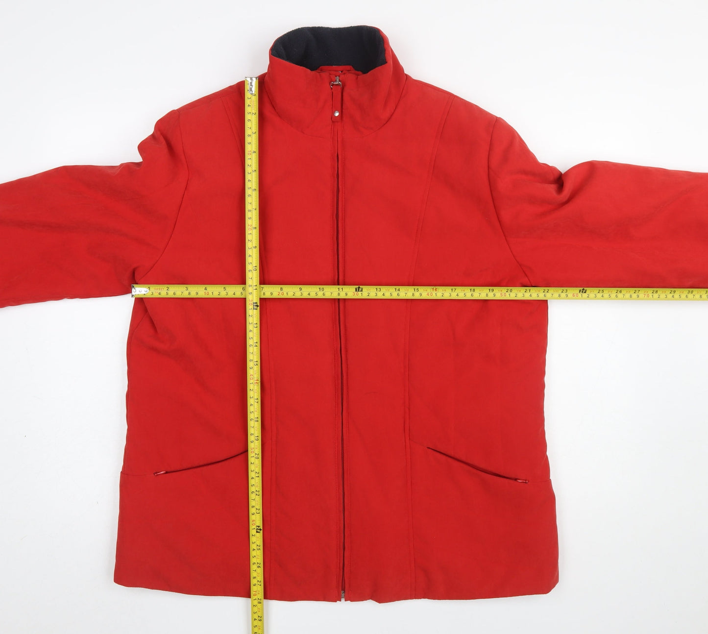 Womens UK Size L Klass Collection Red Basic Jacket