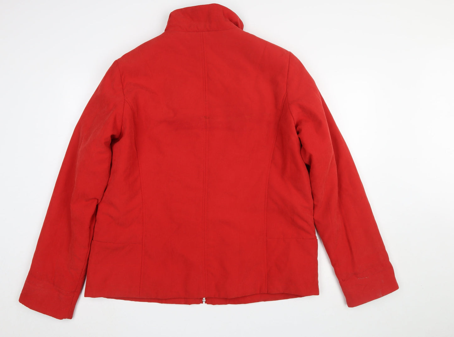 Womens UK Size L Klass Collection Red Basic Jacket