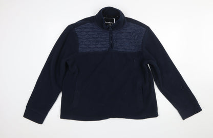 Mens UK Size XL Threadbare Blue Pullover Sweatshirt
