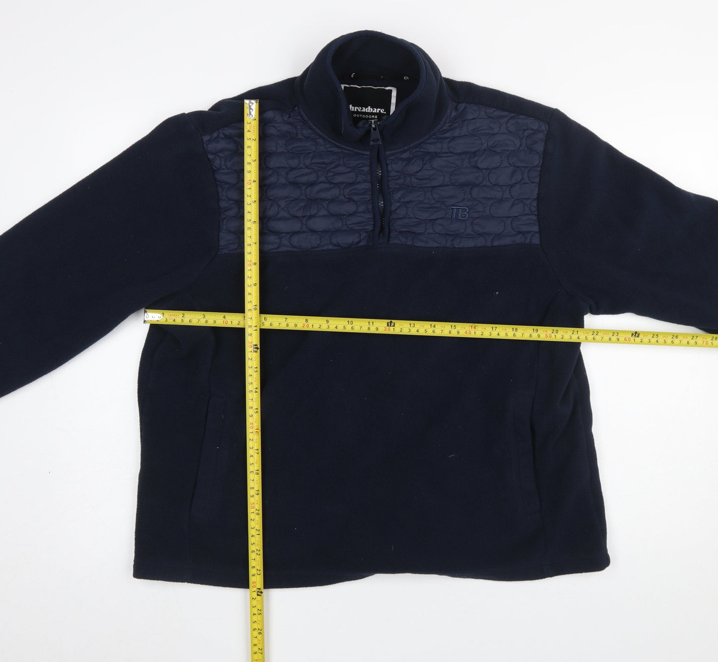 Mens UK Size XL Threadbare Blue Pullover Sweatshirt