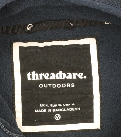 Mens UK Size XL Threadbare Blue Pullover Sweatshirt