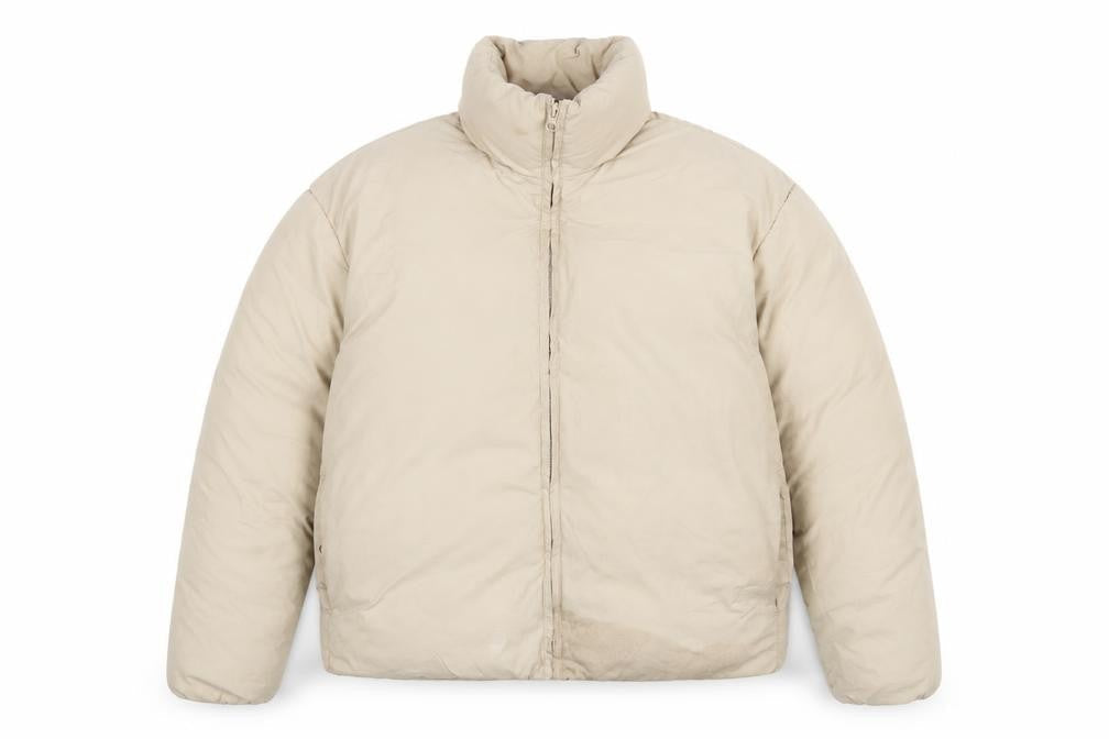 Womens UK Size S ADPT Beige Puffer Jacket