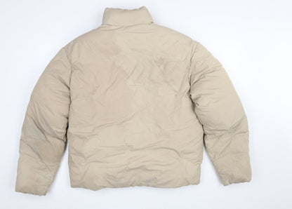Womens UK Size S ADPT Beige Puffer Jacket