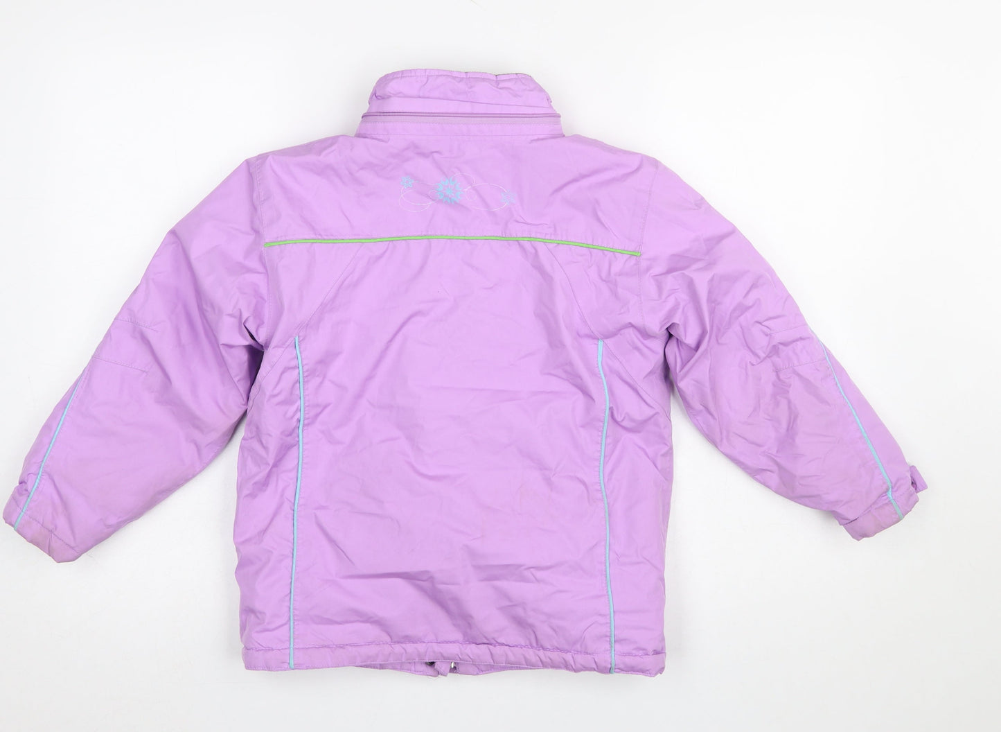 Girls UK Size 7-8 Years Crane Purple Ski Jacket