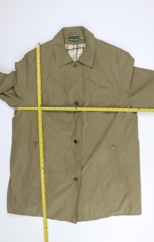 Womens UK Size 20 Rowlands Beige Overcoat
