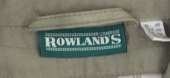 Womens UK Size 20 Rowlands Beige Overcoat