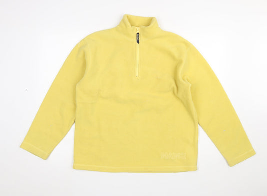 Womens UK Size 10 Maine New England Yellow Pullover Sweatshirt