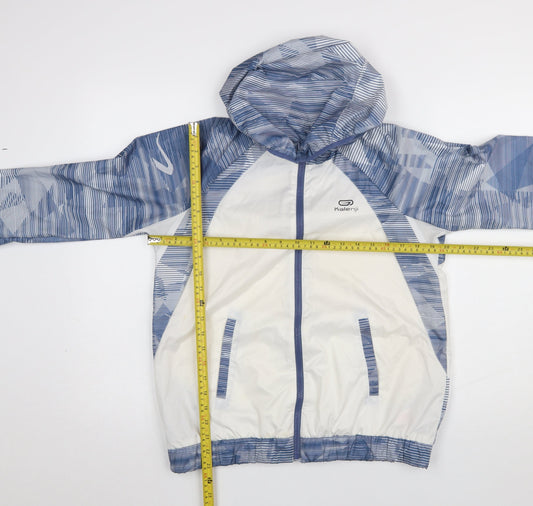 Mens UK Size XS Kalenji Blue Windbreaker Coat