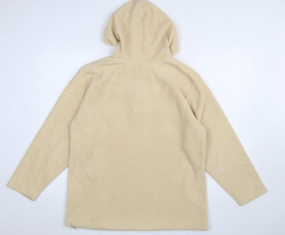 Womens UK Size S Fabrizio Beige Pullover Hoodie