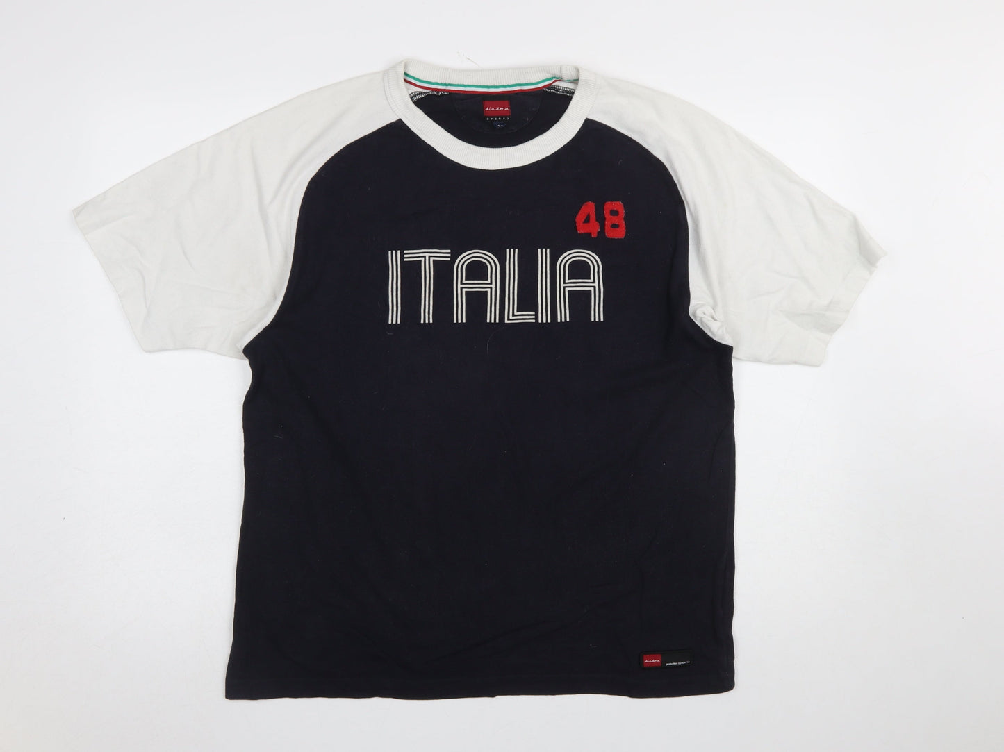 Mens UK Size L Diadora Blue  T-Shirt